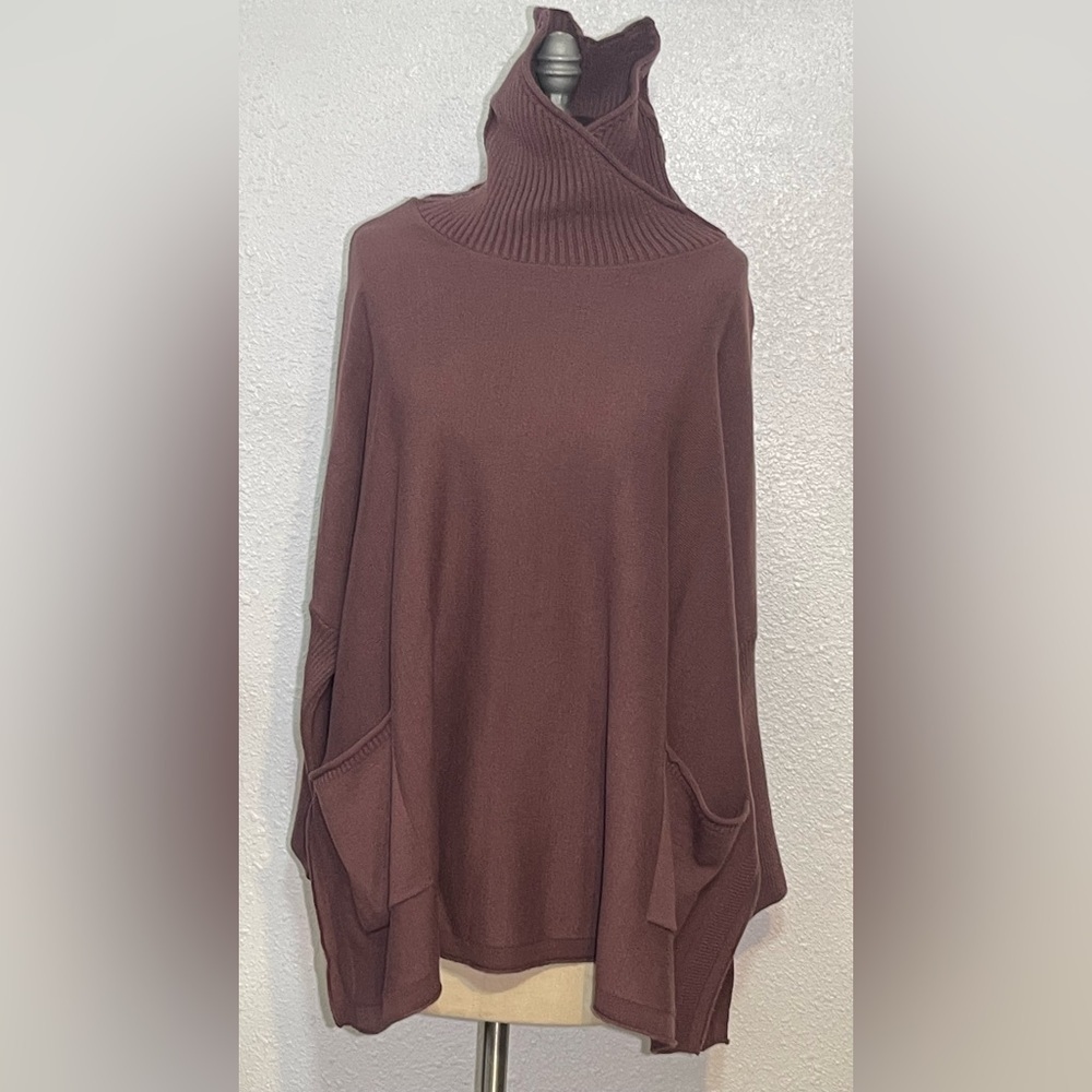 Mer Sea Catalina high neck dust rose oversized Sweater size medium